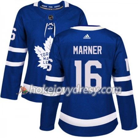 Dámské Hokejový Dres Toronto Maple Leafs Mitchell Marner 16 Adidas 2017-2018 Modrá Authentic